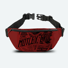 Load image into Gallery viewer, Rocksax Mötley Crüe Bum Bag (Fanny pack) - Girls Live  | Buy Now For 26.99
