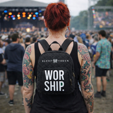 Load image into Gallery viewer, Rocksax Sleep Token Mini Backpack - Worship
