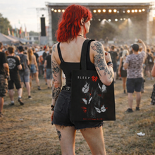 Load image into Gallery viewer, Rocksax Sleep Token Tote Bag - Butterflies
