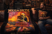 Load image into Gallery viewer, Rocksax Megadeth Blanket - Rust 2
