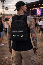 Load image into Gallery viewer, Rocksax Panic! At The Disco Backpack - 3 Icons
