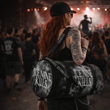 Load image into Gallery viewer, Rocksax Ice Nine Kills Duffle Bag - Drippy Logo

