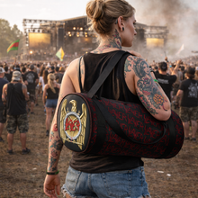 Load image into Gallery viewer, Rocksax Slayer Duffle Bag - Gold Eagle
