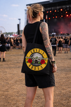 Load image into Gallery viewer, Rocksax Guns N' Roses Tote Bag - Roses Logo
