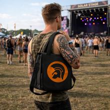 Load image into Gallery viewer, Rocksax Trojan Vinyl Backpack - Helmet
