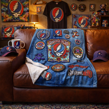 Load image into Gallery viewer, Rocksax Grateful Dead Blanket - Battle Vest
