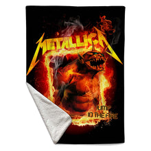 Load image into Gallery viewer, Rocksax Metallica Blanket - Jump In The Fire  | Buy Now From £49.99
