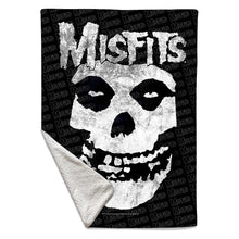 Load image into Gallery viewer, Rocksax Misfits Sherpa Fleece Blanket - Fiend  | Buy Now From £49.99
