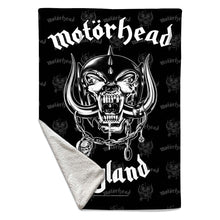 Load image into Gallery viewer, Rocksax Motorhead Sherpa Fleece Blanket - England  | Buy Now From £49.99
