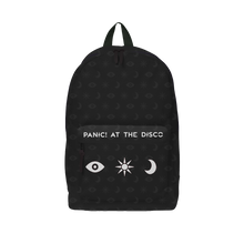 Load image into Gallery viewer, Rocksax Panic! At The Disco Backpack - 3 Icons  | Buy Now For 47.99
