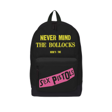 Load image into Gallery viewer, Rocksax Sex Pistols Backpack - Never Mind The Bollocks    | Buy Now For 39.99
