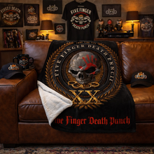 Load image into Gallery viewer, Rocksax Five Finger Death Punch Blanket - Vini
