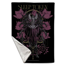 Load image into Gallery viewer, Rocksax Sleep Token Sherpa Fleece Blanket - Even In Arcadia 2  | Buy Now From £49.99
