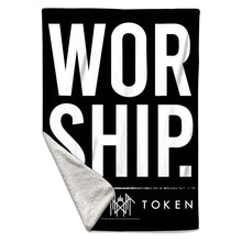 Load image into Gallery viewer, Rocksax Sleep Token Sherpa Fleece Blanket - Worship  | Buy Now From £49.99

