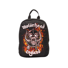 Load image into Gallery viewer, Rocksax Motorhead Mini Backpack - England Fire  | Buy Now For 35.99
