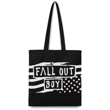 Load image into Gallery viewer, Rocksax Fall Out Boy Tote Bag - Flag  | Buy Now For 19.99
