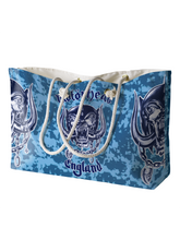 Load image into Gallery viewer, Rocksax Motorhead Rope Handled Beach Bag - Camo Blue
