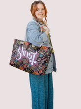 Load image into Gallery viewer, Rocksax Ghost Rope Handled Beach Bag - Magazines
